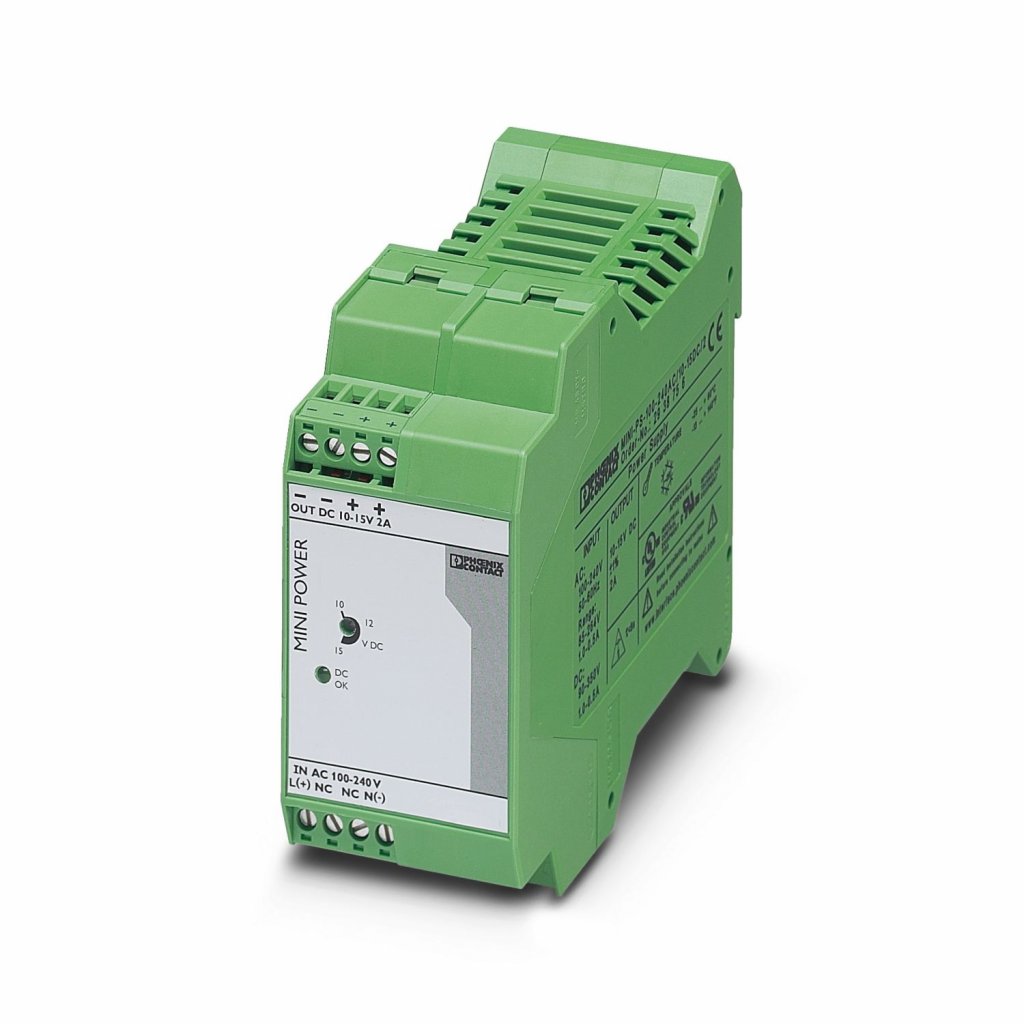 [Imagem FONTE DE ALIMENTAÇÃO 2A 100/240V 50/60HZ MINIPS100240AC1015DC2 PHOENIX CONTACT]