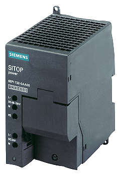 FONTE DE ALIMENTAÇÃO DE CORRENTE SITOP POWER CC/CC 48/60/110 V CC 24 V CC/2 A 6AG17320AA007AA0 SIEMENS
