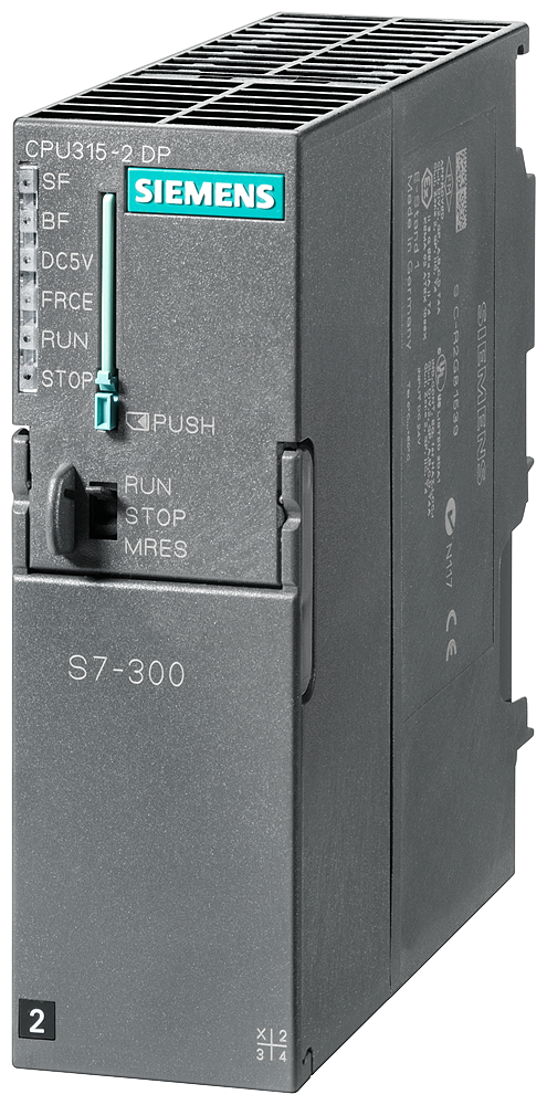 [Imagem CPU COMPACTA 315-2DP 256KB MPI 24VCC SIPLUS S7-300 6AG13152AH147AB0 SIEMENS]