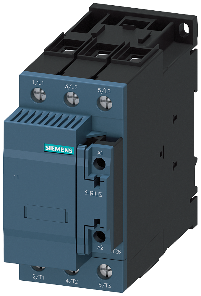 [Imagem do produto CONTATOR TRIPOLAR 113,4A 690V 20/33VCA/CC 1NF+1NA 50/60HZ 3RT26371NB33 SIEMENS]