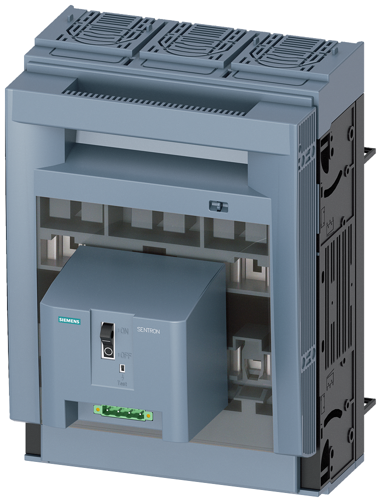 SECCIONADORA-FUSÍVEL SOB CARGA 3NP1 DE 3 POLOS NH2 400 A 3NP11531BC21 SIEMENS