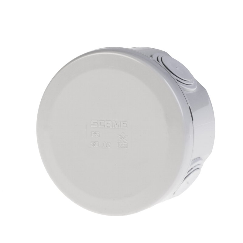 [Imagem CAIXA DE DERIVAÇÃO  D.80 W/PAS.IP55 CUBIK 960 688.002 SCAME]