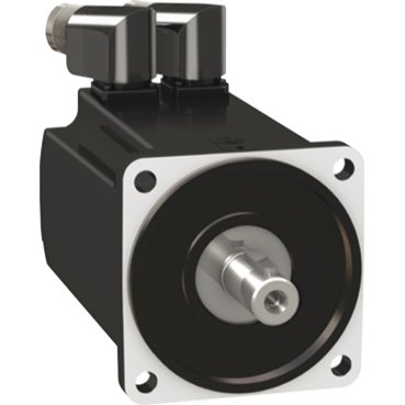 [Imagem SERVOMOTOR DE MÉDIA INÉRCIA COM 100MM DE FLANGE 8.4 NM/4000 RPM MONO VOLTA EIXO CHAVEADO COM FREIO CONECTOR ANGULAR IP 65/IP 67 BMH1003P31F2A SCHNEIDER]