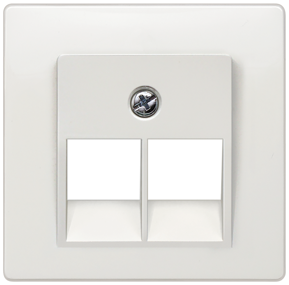PLACA DE COBERTURA TOMADA DE CONEXÃO UAE CAT.3 2X BRANCO TIT 5TG1211 SIEMENS
