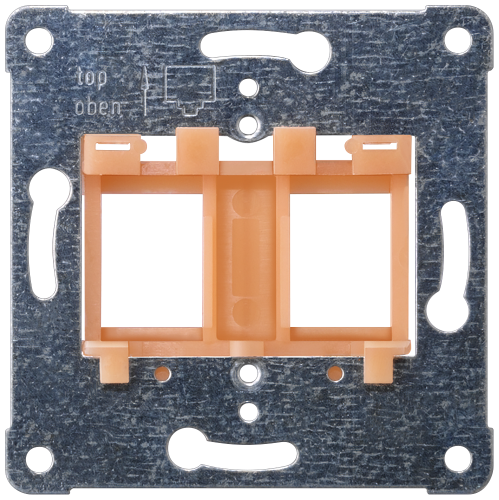 PLACA PORTANTE CONECTOR MODULAR PARA INSTALAÇÃO DE ATÉ 2 CONECTORES ENCAIXÁVEL 5TG2082 SIEMENS