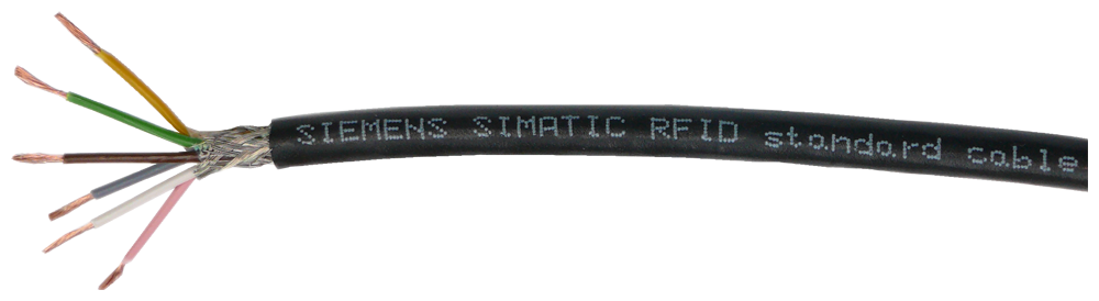 CABO DO SISTEMA RFID LEITOR ASM SEM CONECTOR DE ENCAIXE PUR SOLTO REBOCÁVEL 6GT20904AT80 SIEMENS