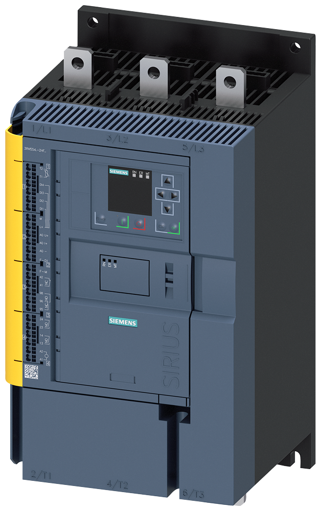 [Imagem SOFT STARTER TRIFÁSICO 250KW 250A 200/480V 50/60HZ 3RW55442HF04 SIEMENS]