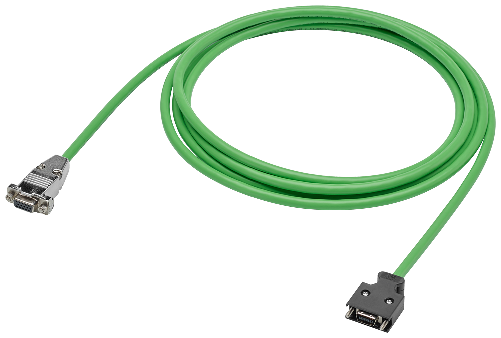 [Imagem CABO SINAL 3M COM CONECTORES 6FX30022DB201AD0 SIEMENS]