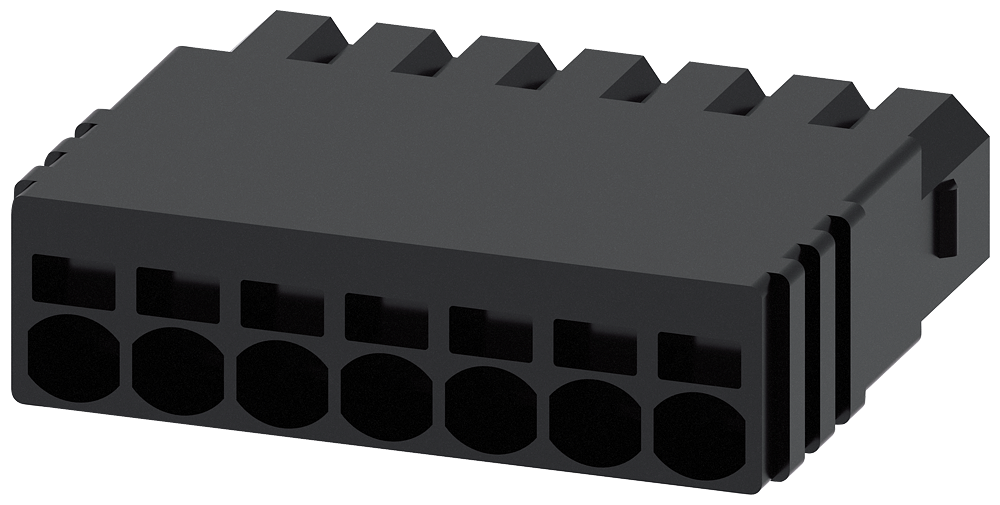 CONECTOR PARA MÓDULO DE COMUNICAÇÃO DE 7 POLOS LIGAÇÃO POR MOLA DE ENCAIXE 3SU19000KT100AA0 SIEMENS