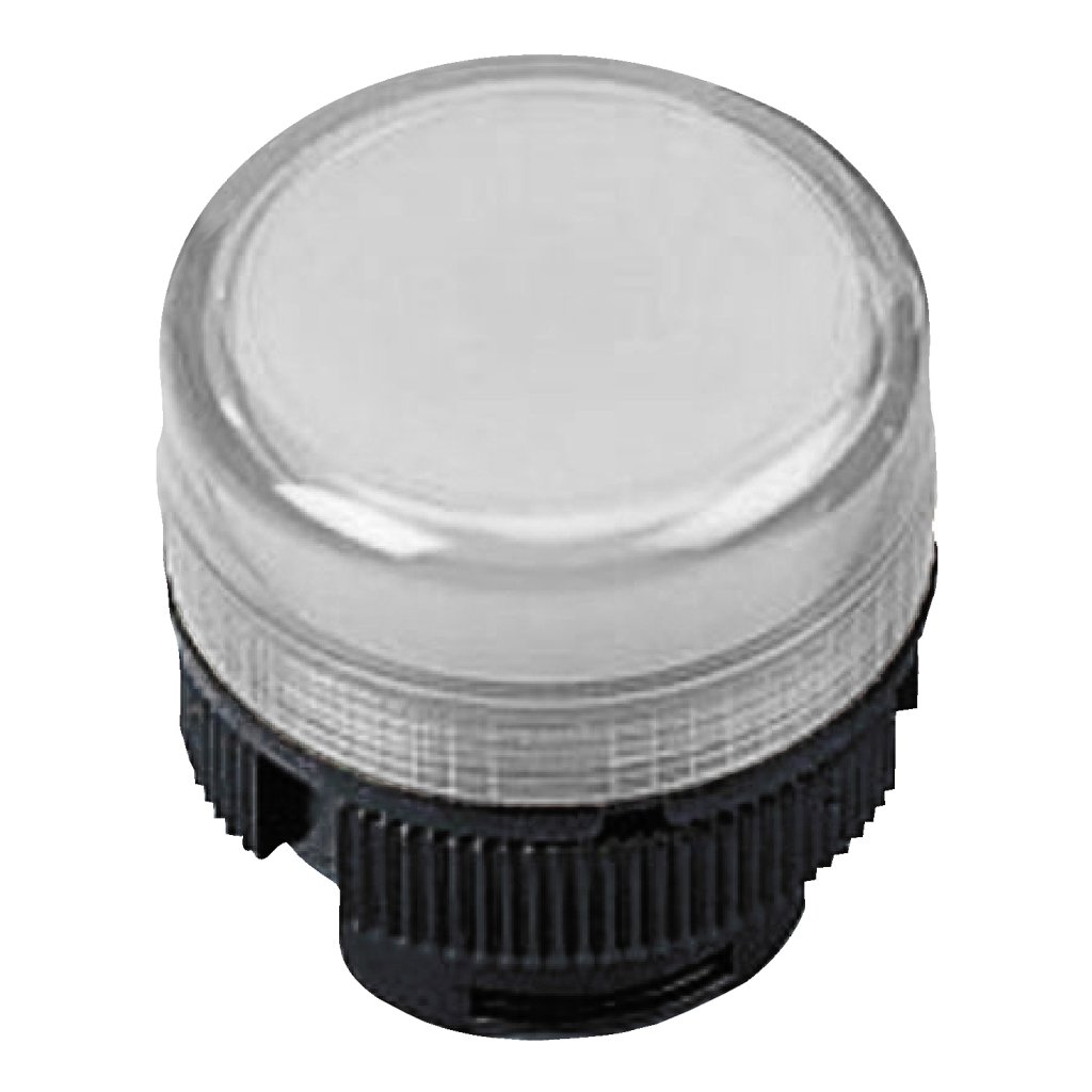 [Imagem CABEÇOTE PARA SINALIZADOR MODULAR Ø22MM PLÁSTICO PARA LÂMPADA BA9S BRANCO ZA2BV01 SCHNEIDER]