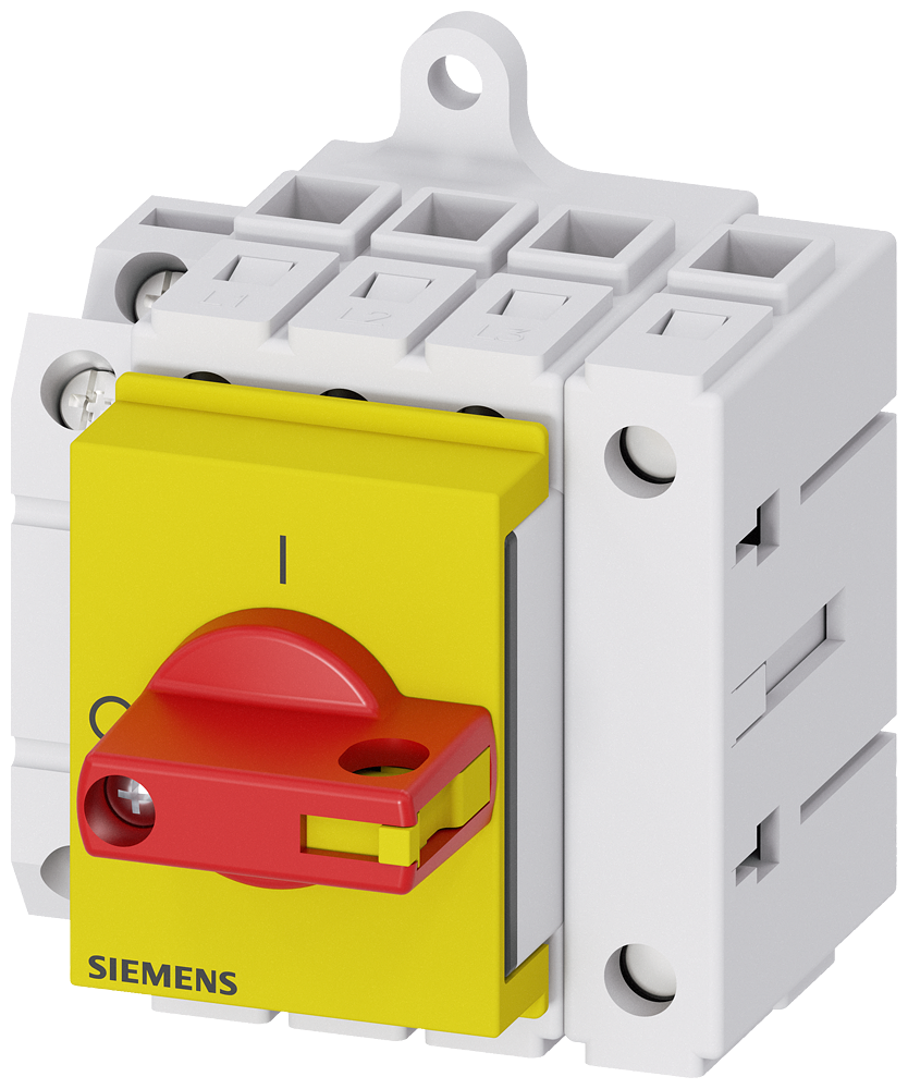 SECCIONADOR DE CORTE EM CARGA 3LD3 IU 16 A CHAVE PRINCIPAL DE 3 POLOS + N 3LD30301TL13 SIEMENS