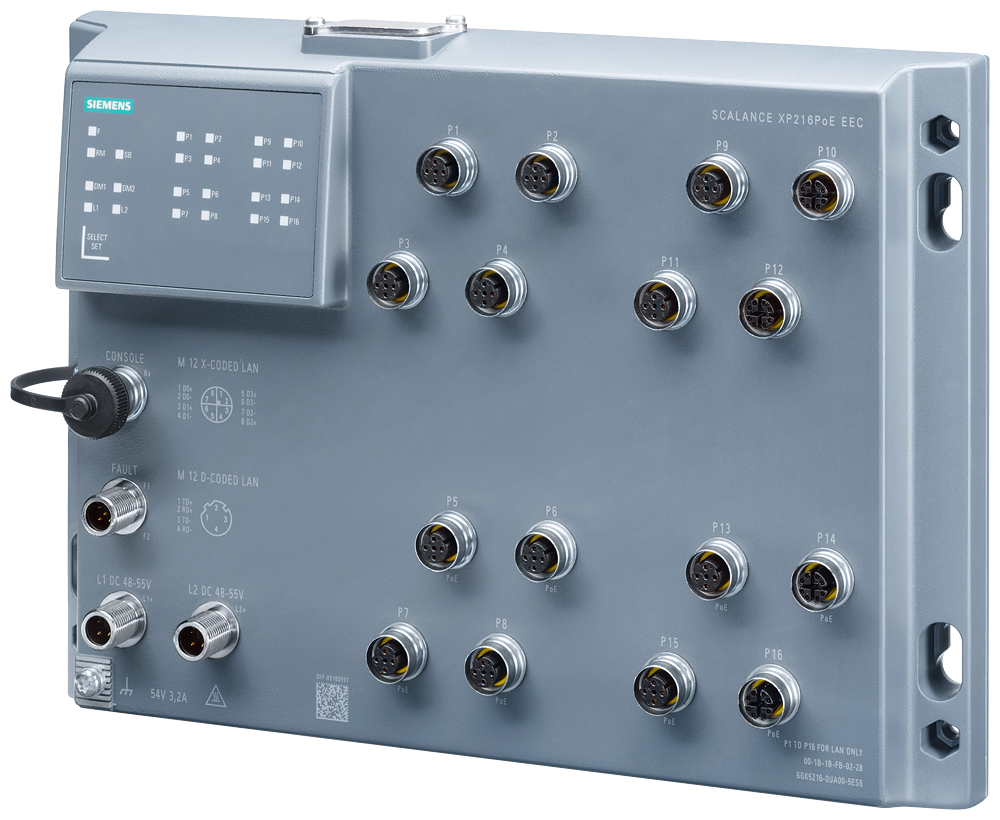 [Imagem SCALANCE XP216POE EEC 6GK52160UA005ES6 SIEMENS]