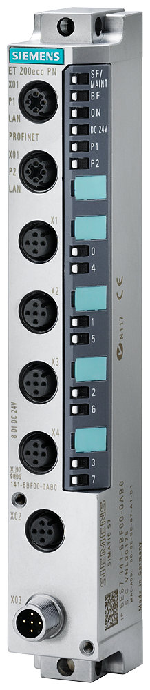 [Imagem ET 200ECO PN: 8DO, 24V DC / 0,5A 4X M12 6ES71426BF500AB0 SIEMENS]