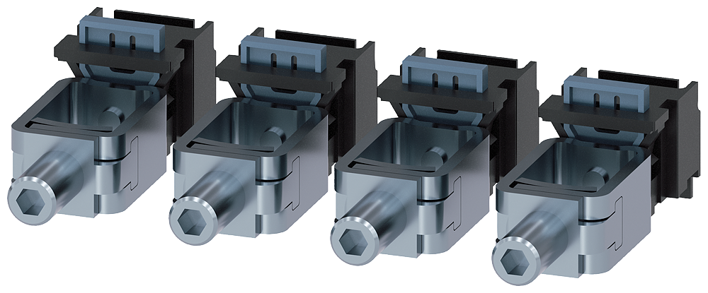 TERMINAL COM MOLDURA 4 PÇ. ACESSÓRIOS PARA: 3VM10/11 3VM91540JA11 SIEMENS
