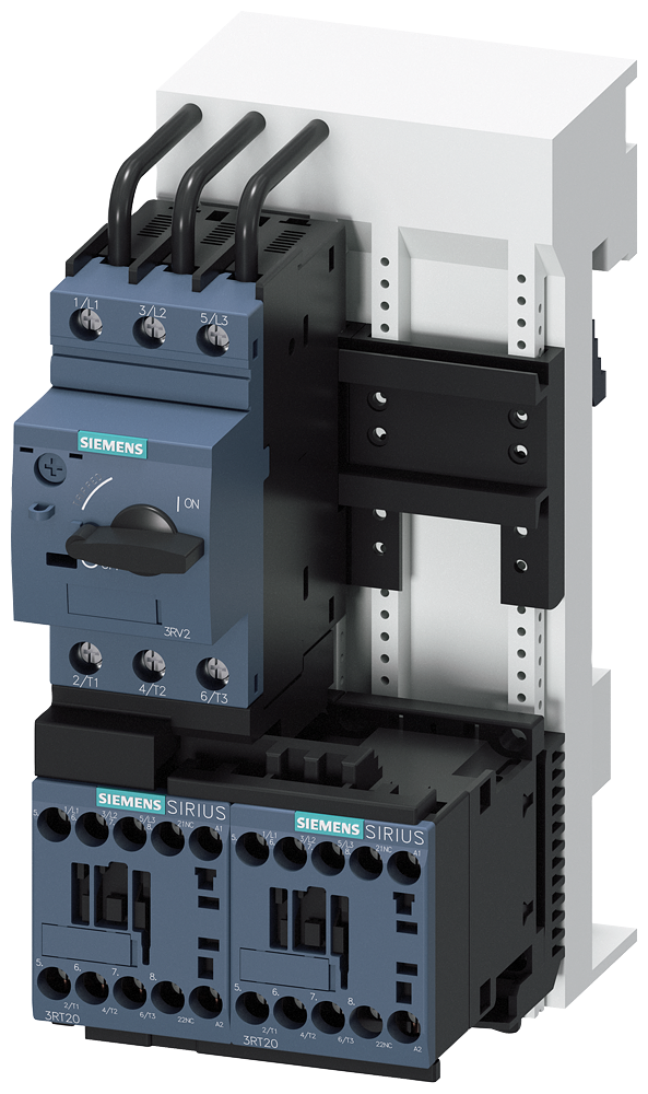 CHAVE DE PARTIDA MOTOR DE PARTIDA REVERSÍVEL S00 10-16 A AC 230 V, 3RA22104AD182AP0 SIEMENS