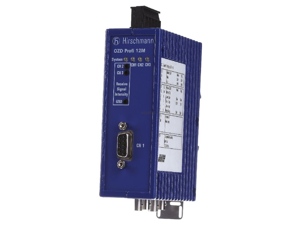 CONVERSOR DE MÍDIA DE FIBRA ÓPTICA PROFIBUS RS485 OZDPROFI12M HIRCHMANN