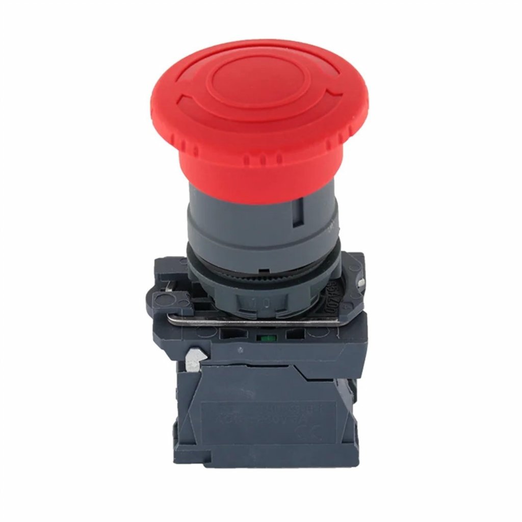 [Imagem BOTÃO 22MM PLÁSTICO  EMERGÊNCIAGIRAR P DESTR XB5AS545 SCHNEIDER]