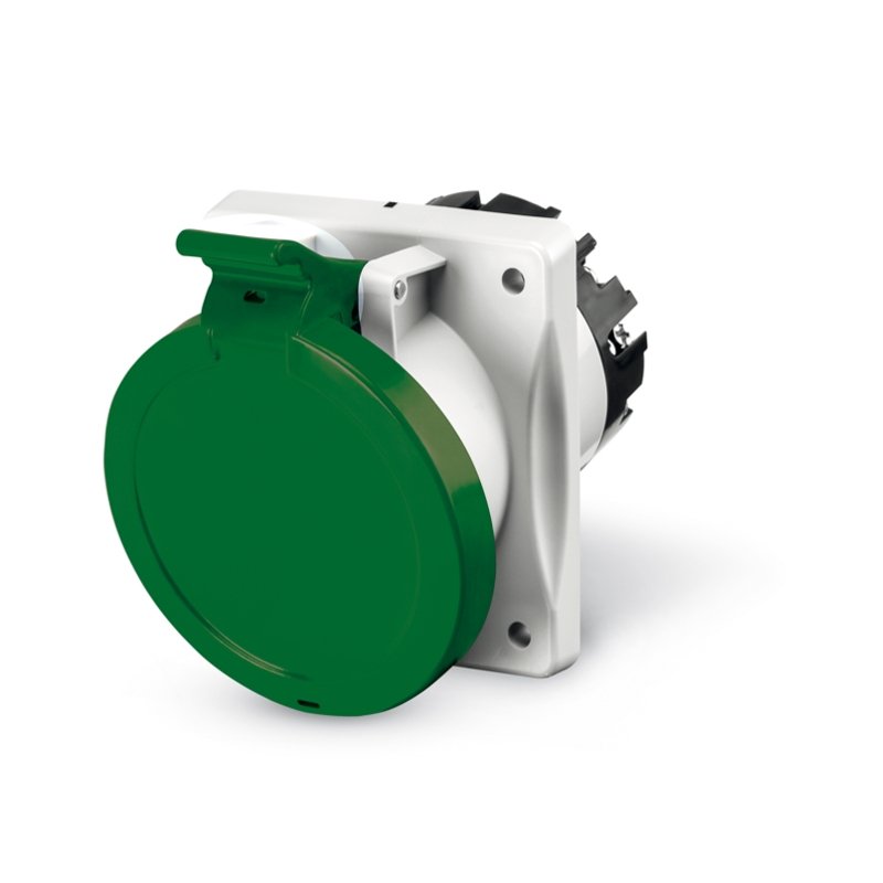 [Imagem do produto TOMADA FIXA  3P+T IP44 63A 10H >50V CA 413.63661 SCAME]