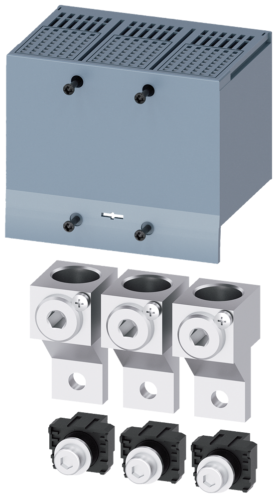 [Imagem TERMINAL PARA CONDUTOR DE SEÇÃO CIRCULAR GRANDE COM TOMADA DE TENSÃO DO CONDU 3VA92230JC13 SIEMENS]