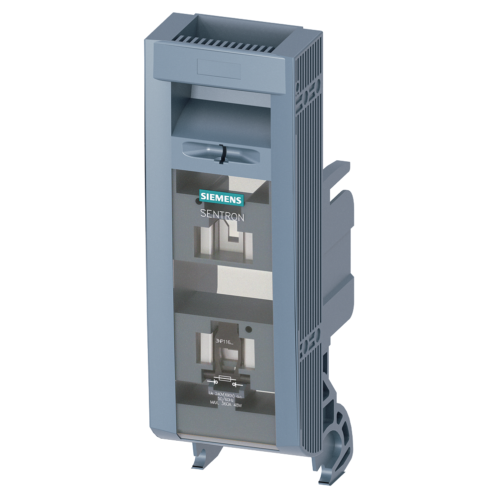 UNIDADE DE MANÍPULO PADRÃO SEM MONITORAMENTO DOS FUSÍVEIS PARA TAMANHO NH3 3NP19611GA00 SIEMENS