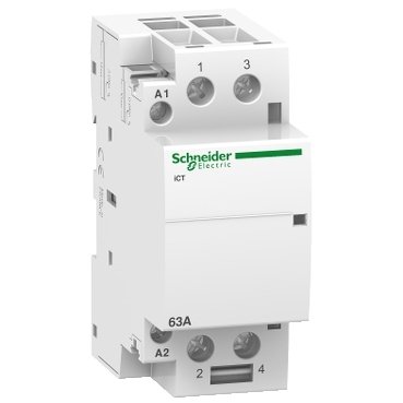[Imagem CONTATOR MODULAR ACTI9 ICT 63A 2NA 220...240VA A9C20862 SCHNEIDER]