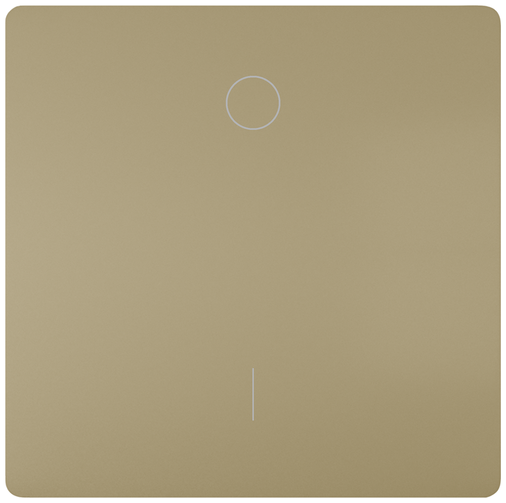 DOURADO BÁSCULA 2X SÍMBOLO PARA CIMA/PARA BAIXO 68X68 MM 5TG71430MG00 SIEMENS