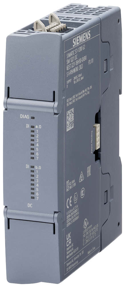 [Imagem do produto SIMATIC S7-1200 G2 SM 1222, DQ 16X 24 V DC/0.5 A 6ES72225BH500XB0 SIEMENS]