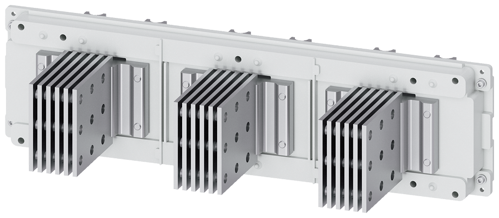 PAREDE TRASEIRA PARA QUADRO-GUIA COM CONEXÕES VERTICAIS TAMANHO 3 DE 3 POLOS 3WA91111AK63 SIEMENS