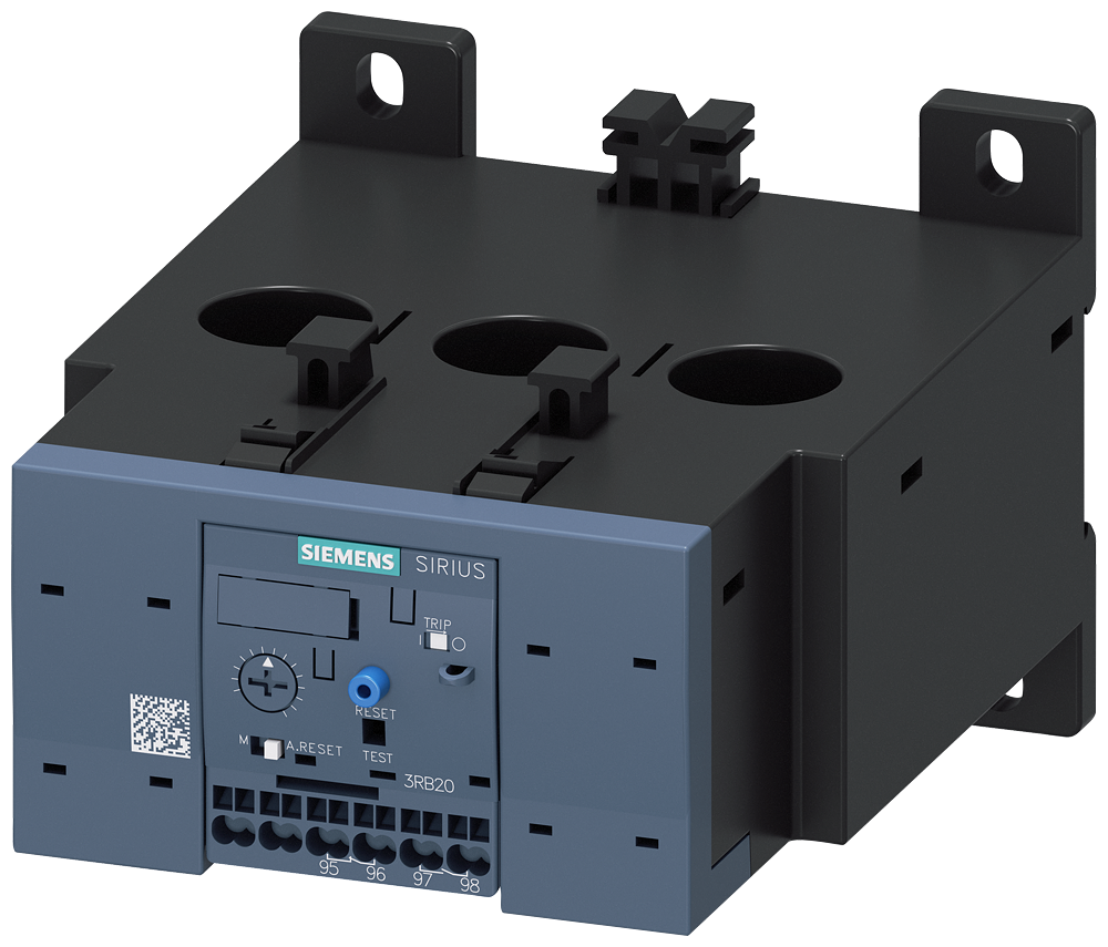 RELÉ DE SOBRECARGA 50-200A PARA PROTEÇÃO DO MOTOR S6 CLASS 10 RESET AUTO- 3RB20561FX2 SIEMENS