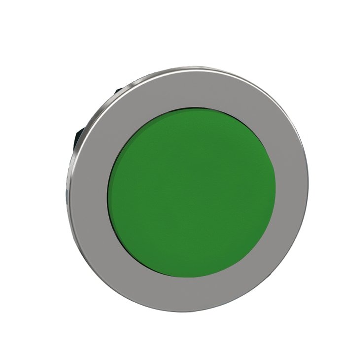 [Imagem CABEÇOTE PARA BOTÃO FACEADO Ø30MM METÁLICO COM RETENÇÃO VERDE ZB4FH3 SCHNEIDER]