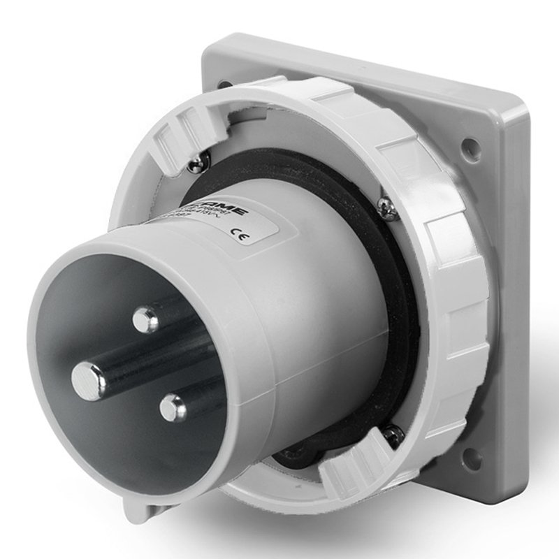 [Imagem do produto PLUGUE EMBUTIR 125A 2P+T 12H TST>50V 248.125933 SCAME]