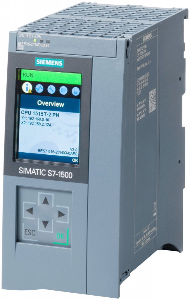 [Imagem S7-1500: CPU 1515T-2 PN, 1.5MB+4.5MB 6ES75152TN030AB0 SIEMENS]