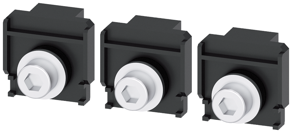 [Imagem CONEXÃO ROSCADA PLANA DE 3 PÇS. ACESSÓRIOS PARA: 3VM13/14 3VM94030QA00 SIEMENS]