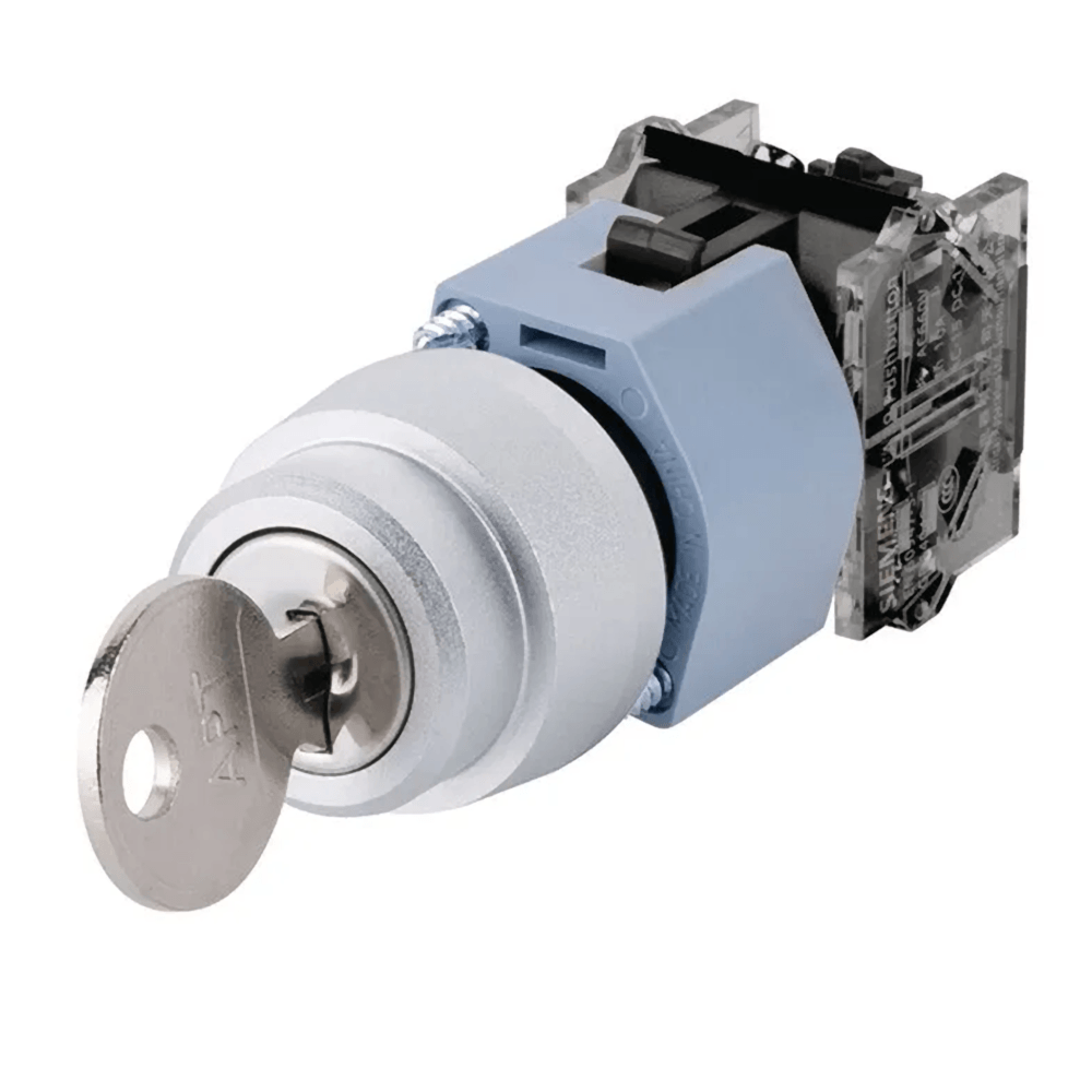 [Imagem COMUTADOR MET CHV 2POS RET 1NA PT 3SB71304AA111BA0 SIEMENS]