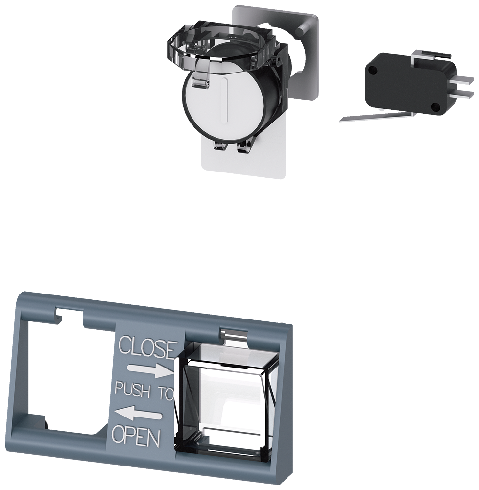 [Imagem BOTÃO LIGAR ELÉTRICO COM CAPA SELADA 3WA91110AH21 SIEMENS]