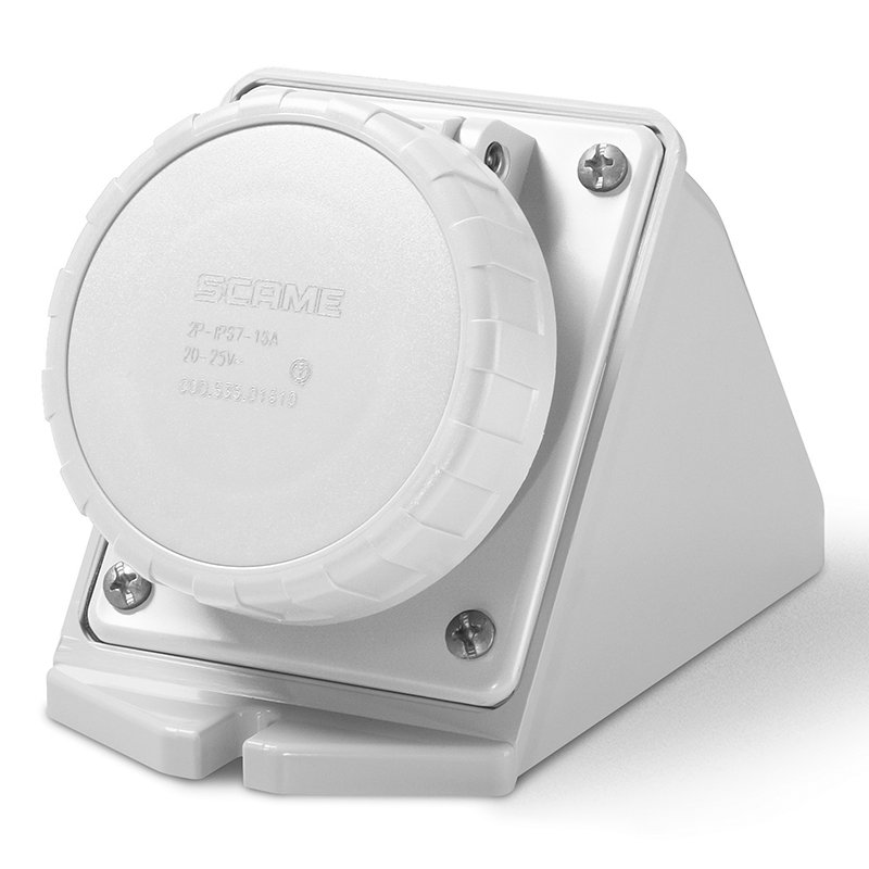 [Imagem do produto TOMADA DE MONTAGEM 50V 2P 16A 12H IP67 535.01611 SCAME]