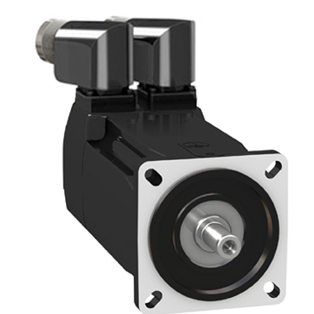 [Imagem SERVOMOTOR DE MÉDIA INÉRCIA COM 70MM DE FLANGE 3.4 NM/5000 RPM MULTI VOLTA EIXO CHAVEADO SEM FREIO CONECTOR ANGULAR IP 65/IP 67 BMH0703P32A2A SCHNEIDER]