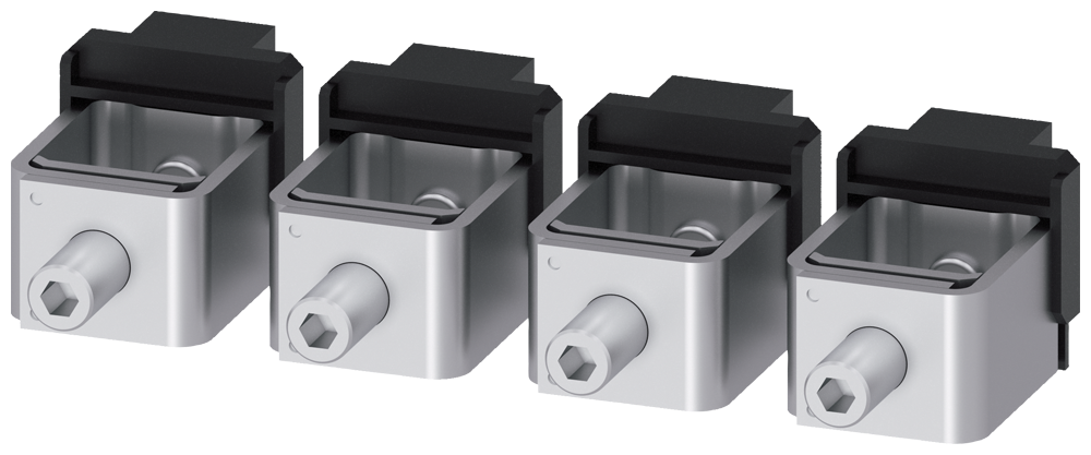 [Imagem TERMINAL COM MOLDURA 4 PEÇAS ACESSÓRIOS PARA: 3VA1 400/630 3VA2 400/630 3VA94840JA13 SIEMENS]