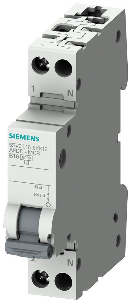 COMBINAÇÃO DE INTERRUPTOR DE PROTEÇÃO AO FOGO E DISJUNTOR DE POTÊNCIA 230V 6K 5SV60166KK13 SIEMENS