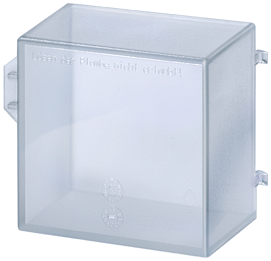ALPHA-ZS  COBERTURA TRANSPARENTE PARA DISJUNTOR/NEOZED/DIAZED APTO PARA SELAGEM 8GS40078 SIEMENS