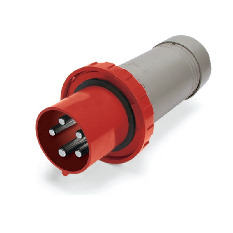 [Imagem do produto PLUGUE MÓVEL 100A 3P 4W 6H IP67 SCM4100P6W SCAME]