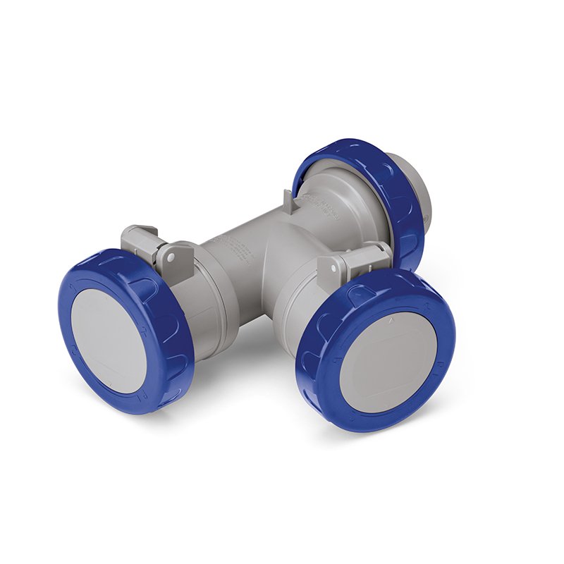 [Imagem do produto ADAPTADOR 2X2P+T 230V 32A IP66/IP67/IP69 600.2505-067 SCAME]