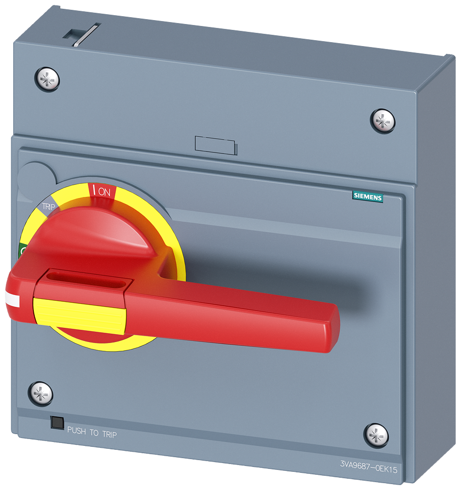 [Imagem ACIONAMENTO GIRATÓRIO FRONTAL PARADA DE EMERGÊNCIA IEC IP30/40 ACESSÓRIOS PAR... 3VA96870EK15 SIEMENS]