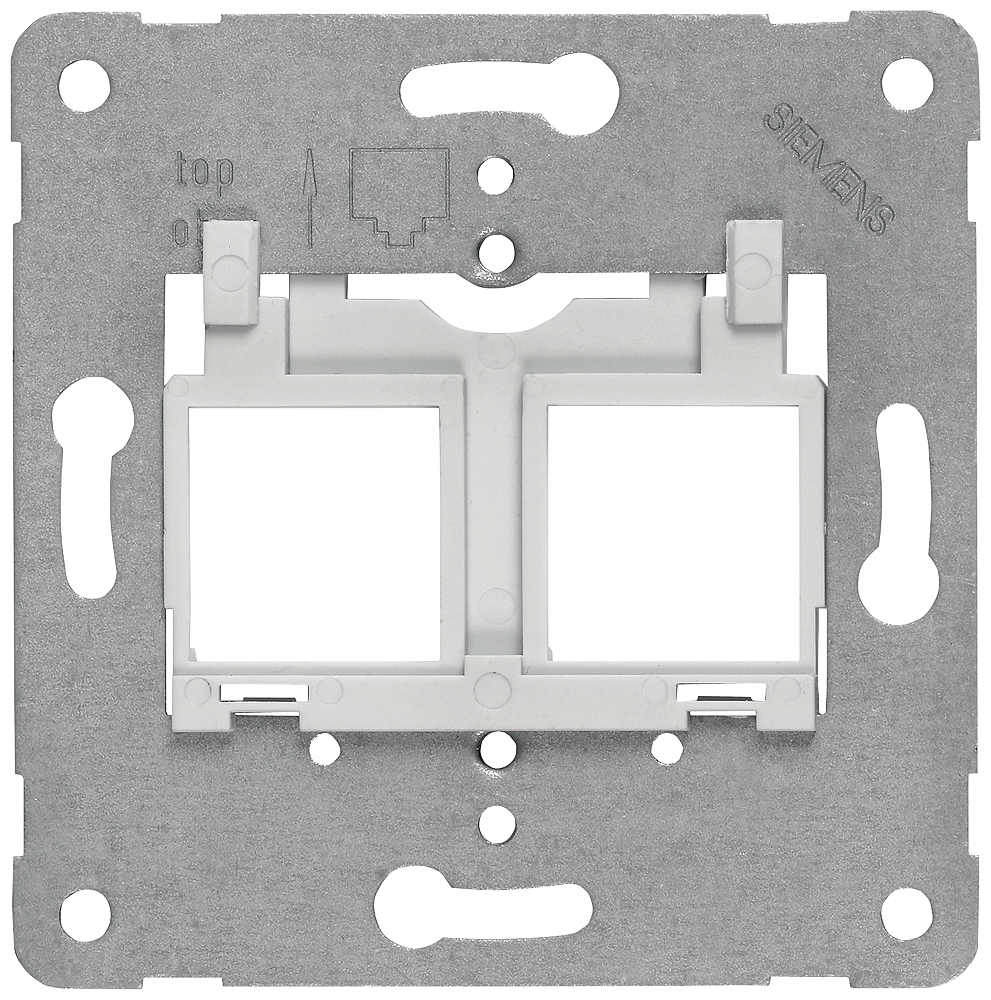 PLACA PORTANTE CONECTOR MODULAR PARA INSTALAÇÃO DE ATÉ 2 CONECTORES ENCAIXÁVEL 5TG20583 SIEMENS