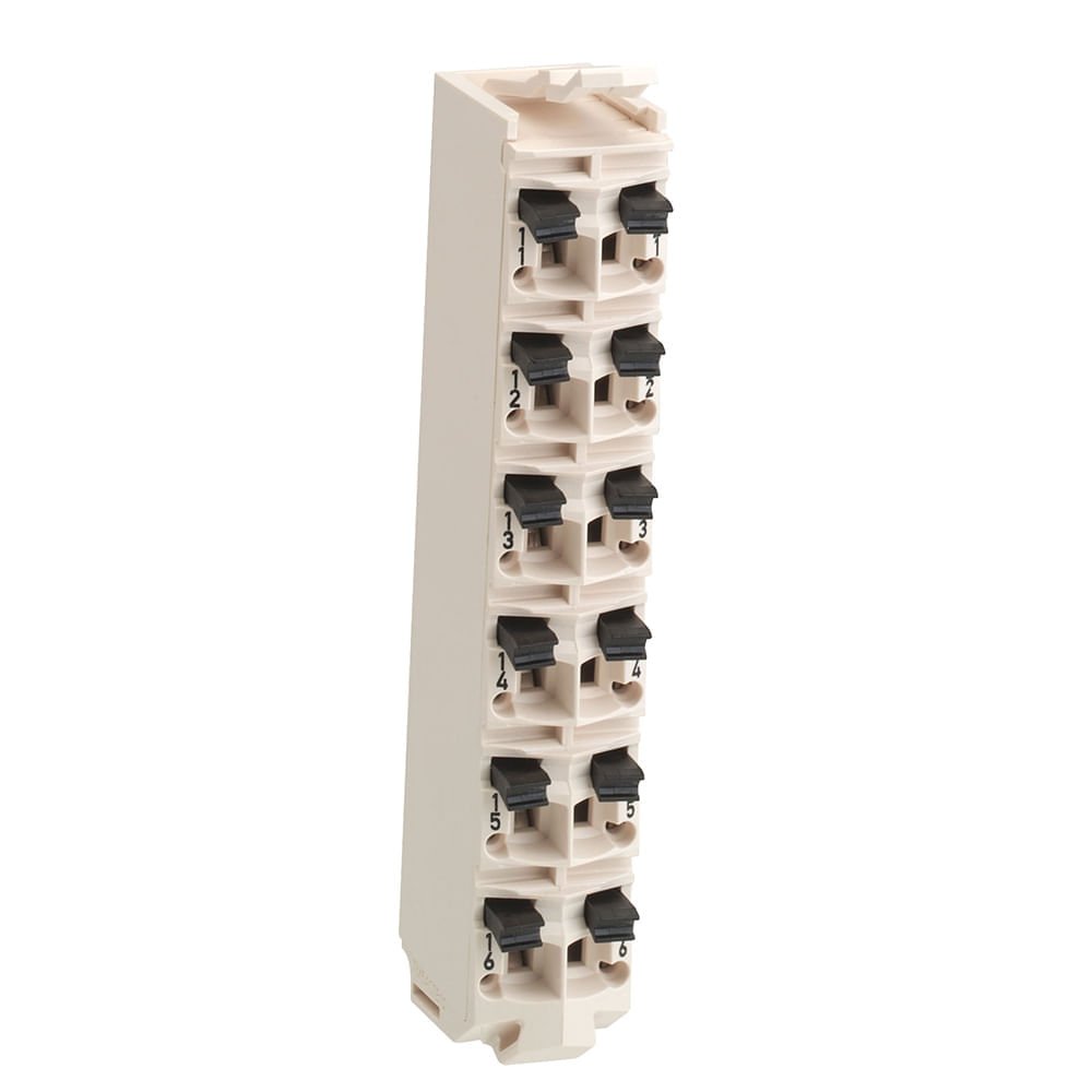 [Imagem BLOCO DE CONECTORES 6 PINOS  MODICON TM5, 24 VDC TM5ACTB06 SCHNEIDER]
