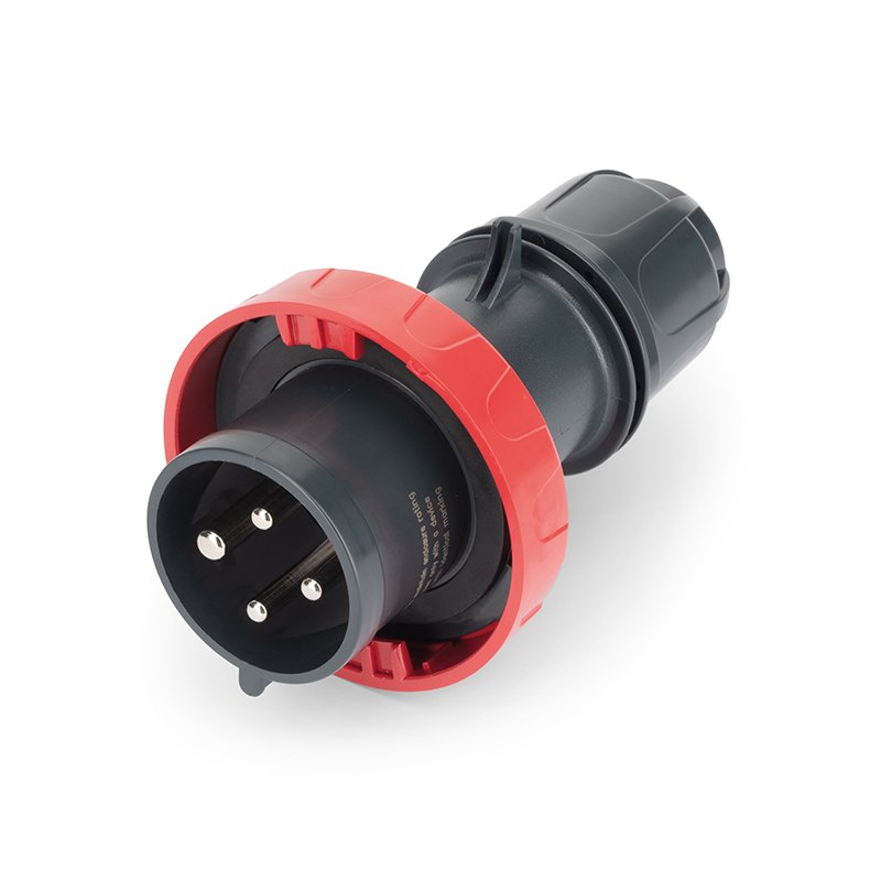 [Imagem do produto PLUGUE MÓVEL 32A 3P 4W 3H IP67 SCA432P3W SCAME]