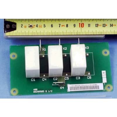 PLACA CIRCUITO IMPRESSO FILTRO C/COMPONENTES ELETRONICOS MONTADOS SOMENTE PLACA P/ USO EXCLUSIVO CONVERSOR DE FREQUENCIA AOFC-02 ABB