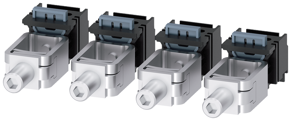 TERMINAL COM MOLDURA 4 PEÇAS ACESSÓRIOS PARA: 3VA1 100/160 3VA91540JA11 SIEMENS