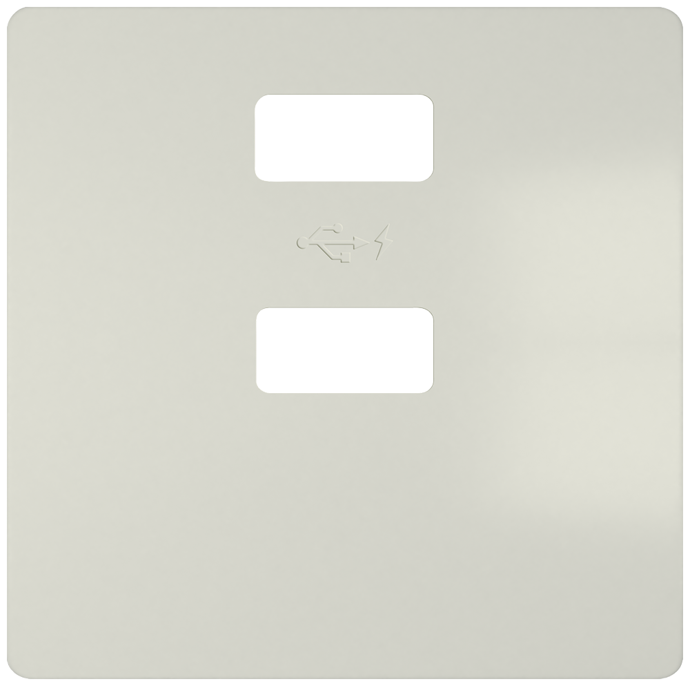 PLACA DE COBERTURA PARA CARREGADOR USB DUPLO VERTICAL BRANCO 5TG25780TW SIEMENS