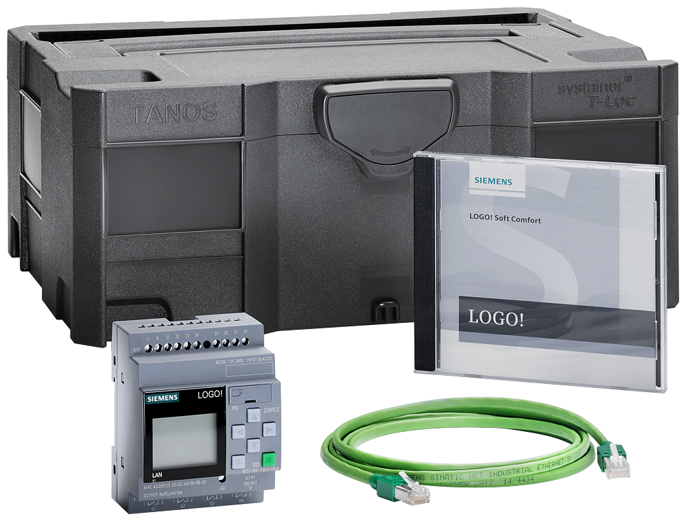 [Imagem do produto LOGO! STARTERKIT 230RCE PACKED IN TANOS BOX 6ED10574BA030AA0 SIEMENS]